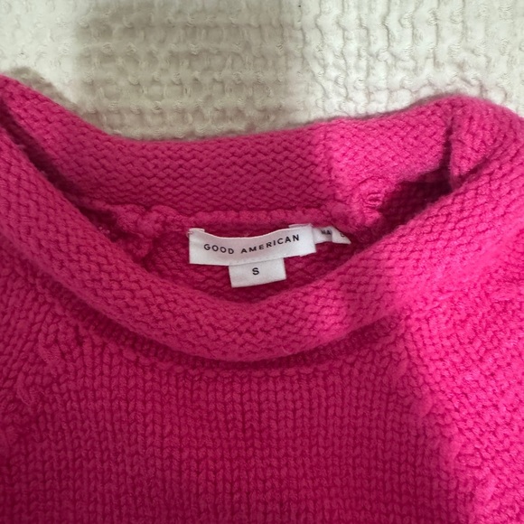 Good American Pink Crewneck Sweater Size Small - Picture 4 of 7